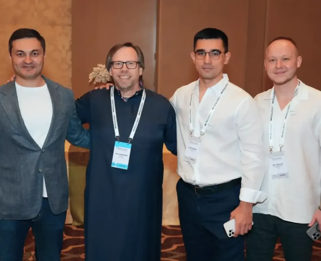 Comfi team joined by their most attentive mentor Colin at 500 Sanabil Program in Saudi