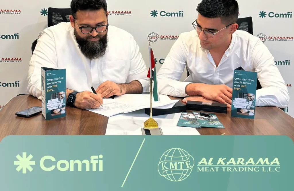Comfi teams up with KMTE to rethink B2B payments in UAE’s Meat Industry