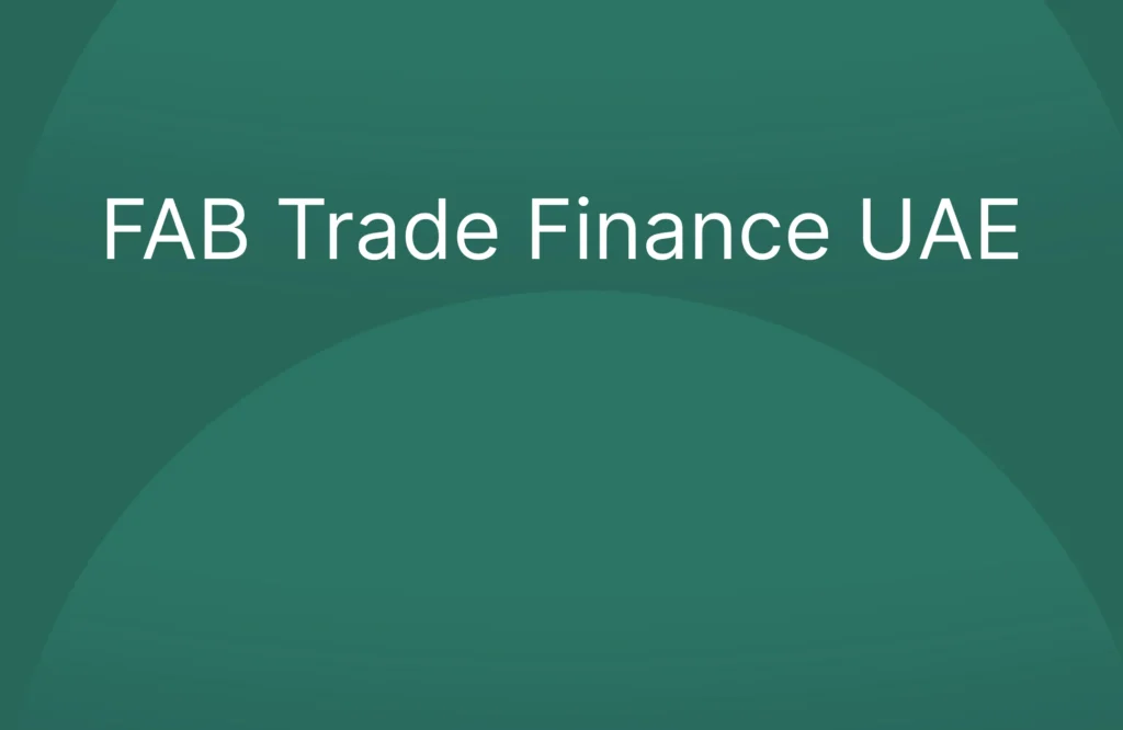 FAB Trade Finance UAE