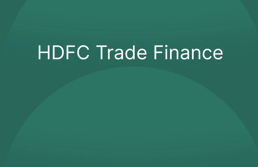 HDFC Trade Finance