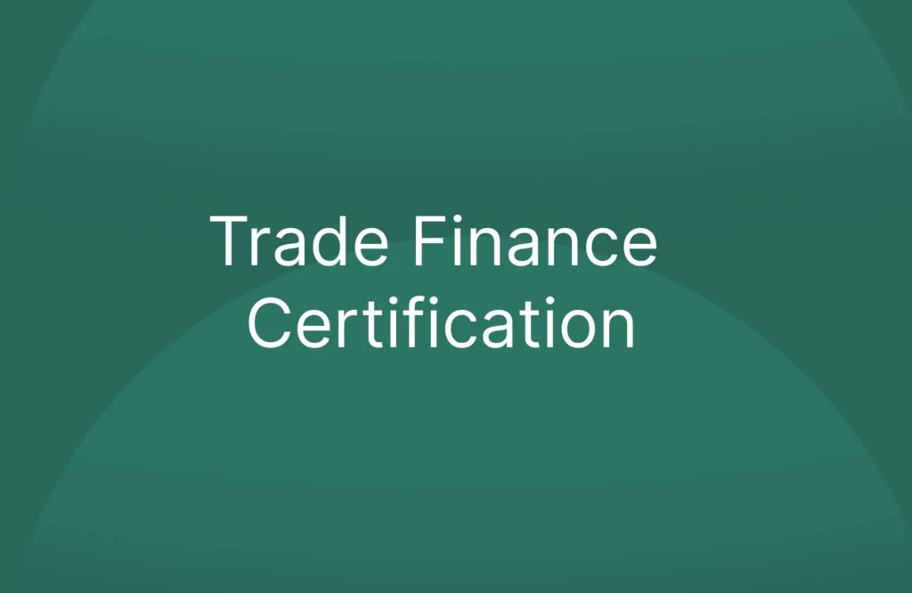Trade Finance Certification