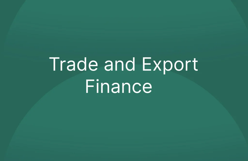 Trade and Export Finance